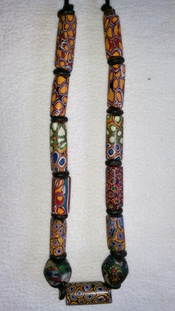 Millefiori - Perlen, Mosaik - Perlen, Goulimine Beads - Marocco Beads - African Trade Beads - Slave Beads