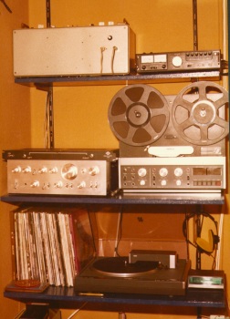 Die Sound-Anlage vom Old Hippie in den 1970ern - copyright Lightmaster