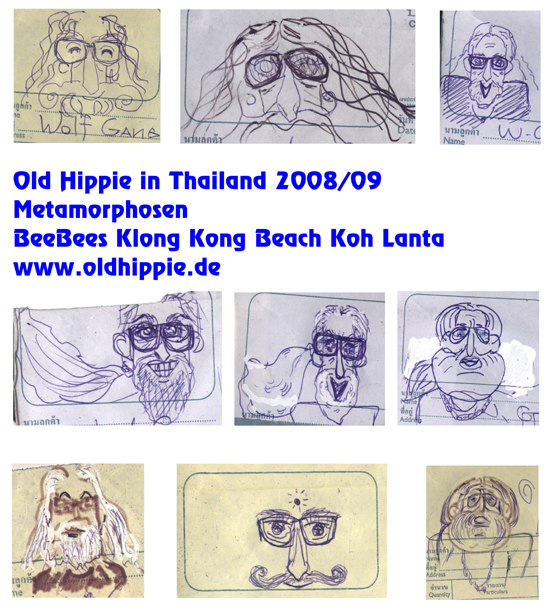 Old Hippie in Thailand 2008/2009 - copyright Lightmaster