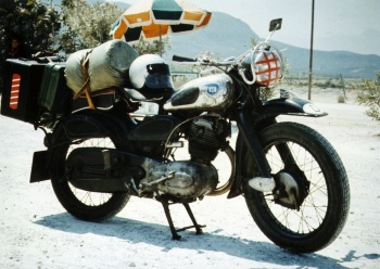 Das Bike vom Old Hippie 1970 - NSU Max Baujahr 1951 - copyright Lightmaster