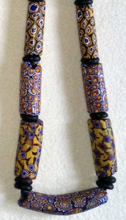 Millefiori - Perlen, Mosaik - Perlen, Goulimine Beads - Marocco Beads - African Trade Beads - Slave Beads