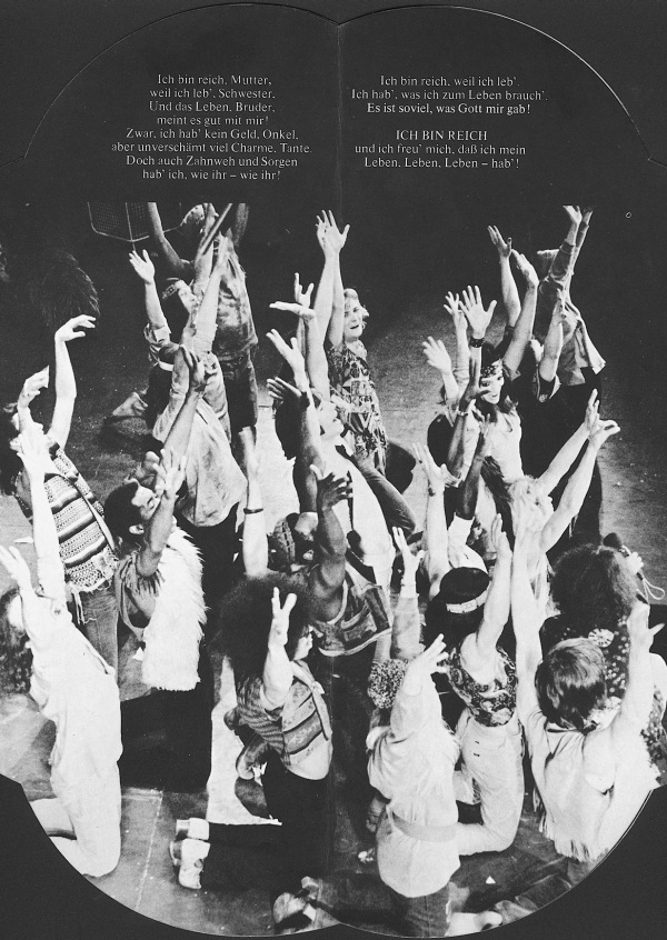 Hair Mnchen Theater an der Brienner Strasse 1970