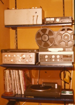 Die Sound-Anlage vom Old Hippie in den 1970ern - copyright Lightmaster