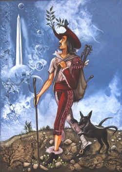 Tarotkarte 0 Der Narr - copyright by Struck